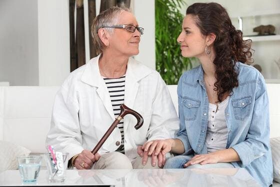 сліпі літні люди